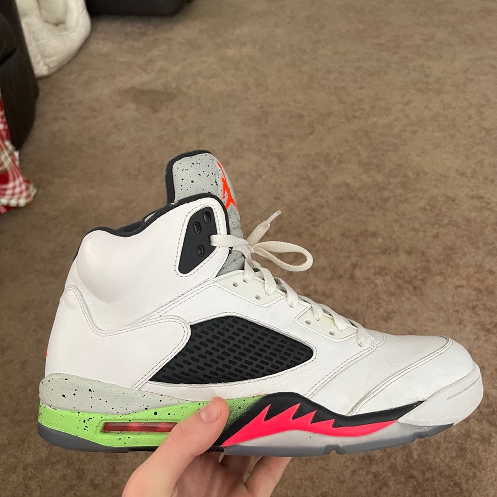Nike Jordan 5 Poison Green Ivy Size 12